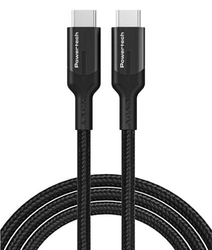 POWERTECH καλώδιο USB-C PTR-0135 PD 60W 10Gbps copper 1m μαύρο