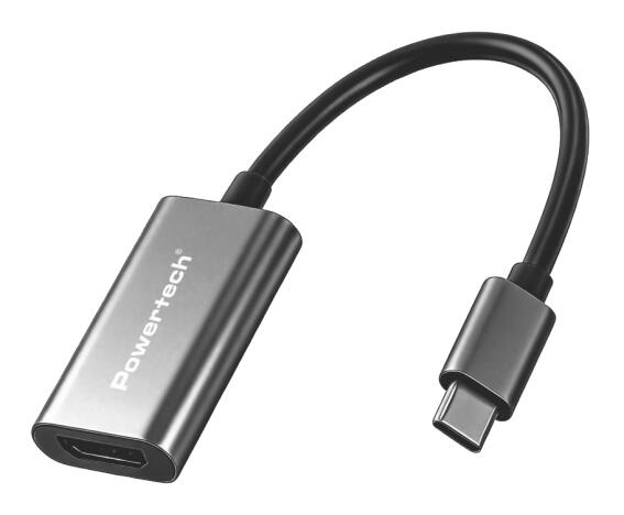 POWERTECH αντάπτορας USB-C σε HDMI PTR-0208 4K/30Hz 10 Gbps γκρι