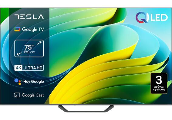 Tesla QLED TV 75" Q75E655GUS UHD Google TV