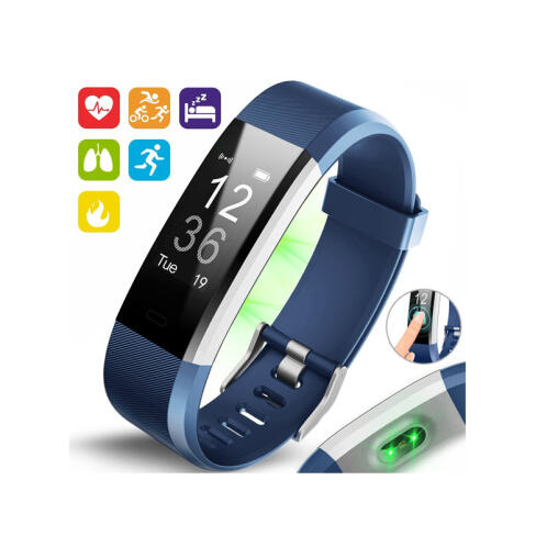 Ρολόι Fitness Tracker Aquarius AQ125HR με Μετρητή Καρδιακών Παλμών Χρώματος Μπλε R157699