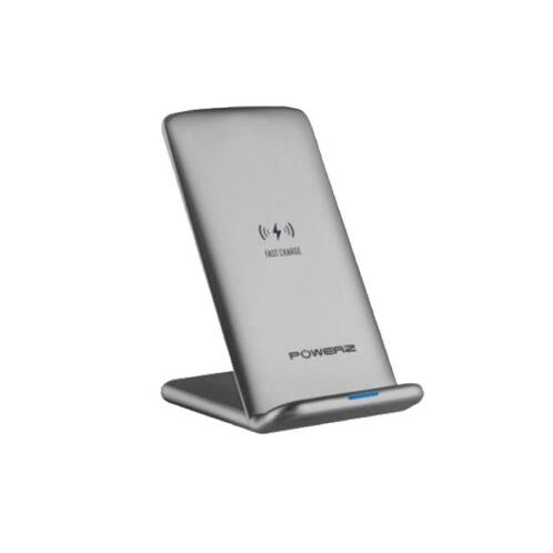 Ασύρματη Βάση Ταχείας Φόρτισης Χρώματος Ασημί PowerZ R159399