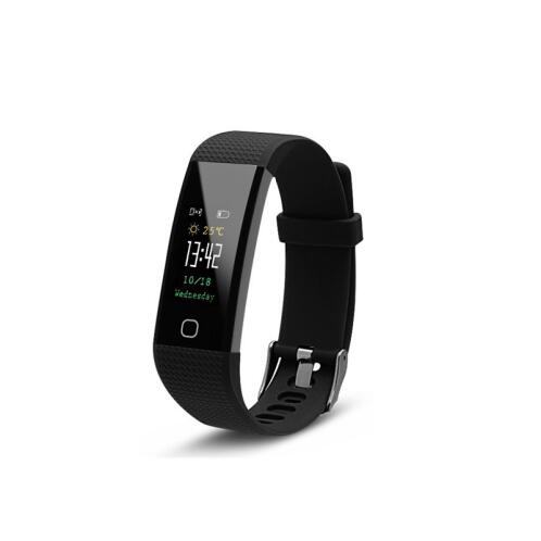 Ρολόι Fitness Tracker Aquarius AQ125 με Έγχρωμη Οθόνη και Μετρητή Καρδιακών Παλμών Χρώματος Μαύρο R161610