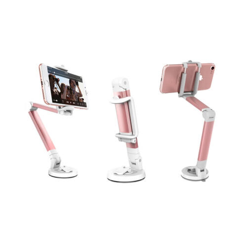 Περιστρεφόμενη Βάση Κινητού Χρώματος Ροζ - Χρυσό SPM R164633