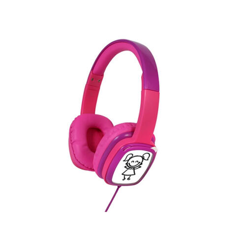 Παιδικά Ακουστικά Doodle Headphones Χρώματος Ροζ SoundZ R165145