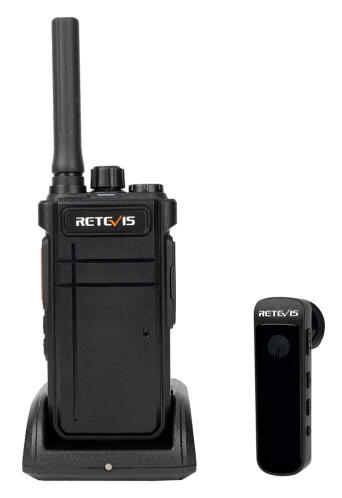 RETEVIS ασύρματος πομποδέκτης RB637 με Bluetooth ακουστικό PMR 16 κανάλια μαύρος
