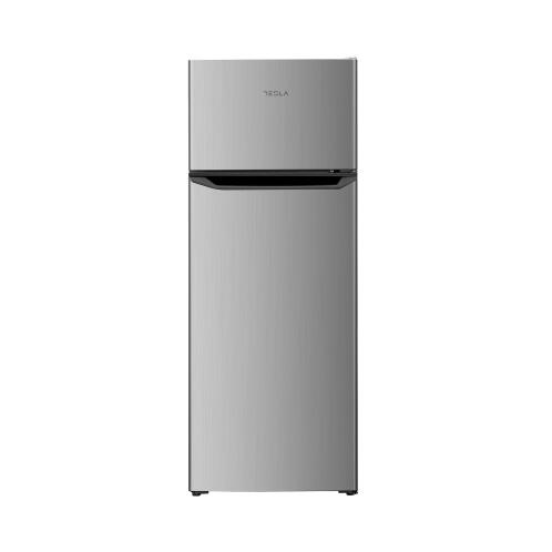 Tesla Ψυγείο Δίπορτο 206lt Υ142.6xΠ54.5xΒ55.5εκ. Inox RD2101HSE