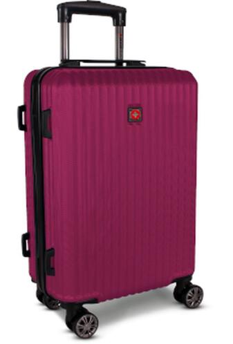 Swissbrand Βαλίτσα trolley μεσαία 66x42x26cm ABS σειρά Riga Cherry RED