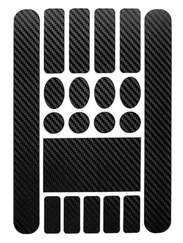 Προστατευτικά αυτοκόλλητα σκελετού ποδηλάτου RW39 μαύρα 20τμχ