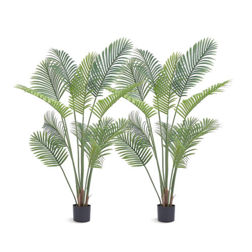 Vevor RZRDZW5FT2BLZBCF0V0 Σετ Τεχνητά Φυτά Φοίνικας 1524 mm 2 τμχ