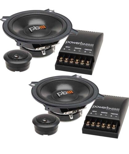 PowerBass S-50C Διαιρούμενα Ηχεία Αυτοκινήτου 5.25" 50W RMS (Ζεύγος)