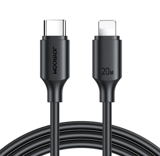 JOYROOM καλώδιο USB-C σε Lightning S-CL020A9 20W 1m μαύρο