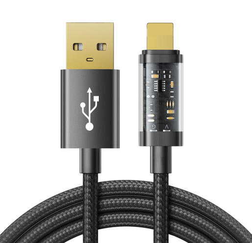 JOYROOM καλώδιο USB σε Lightning S-UL012A12 2.4A 1.2m μαύρο