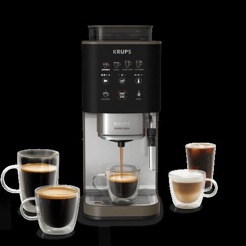 KRUPS Coffee Crush Experience Αυτόματη μηχανή εσπρέσο με ενσωματωμένο μύλο SA403BE0