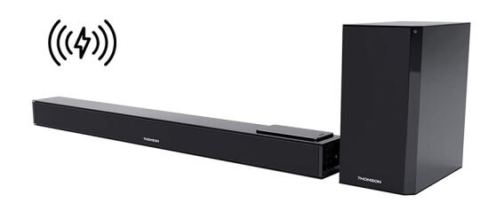 ΤHOMSON Soundbar SB260IBT 2.1 Bluetooth ασύρματη φόρτιση 300W μαύρο