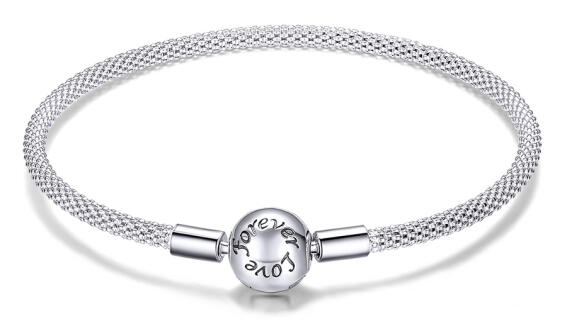 BAMOER βραχιόλι Charm snake chain SCB105-17 ασήμι 925 ασημί