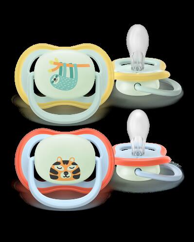 Philips Avent Πιπίλα Ultra Air Nighttime 0-6 μηνών