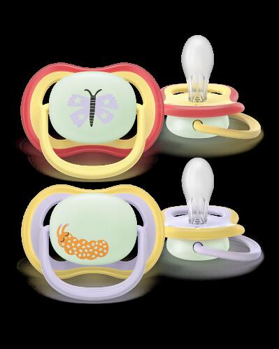 Philips Avent Πιπίλα Ultra Air Nighttime 0-6 μηνών