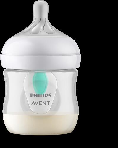 Philips Avent Μπιμπερό Natural Response με Airfree Vent 0 μηνών+ Νο2 ροή 125ml