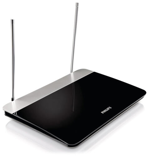 PHILIPS ψηφιακή κεραία τηλεόρασης SDV6227/12 HDTV DVB-T/T2 47dB 4K