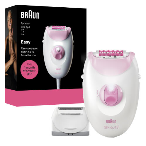 BRAUN Αποτριχωτική Μηχανή με Ξυριστική Κεφαλή - SE3-031/N