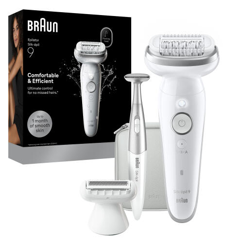 BRAUN Αποτριχωτική Μηχανή Wetκαιamp;Dry Sesnsosmart + 10 Εξαρτήματα - SES9-241/N