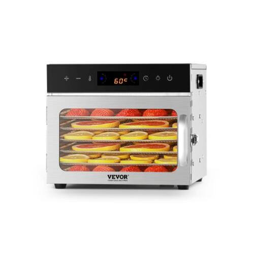 Vevor Αφυγραντήρας Τροφίμων 400W Jerky Fruit Drying Γκρι