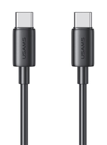 USAMS καλώδιο USB-C US-SJ711 60W 480Mbps 1m μαύρο