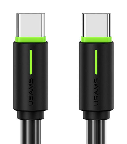 USAMS καλώδιο USB-C US-SJ734 60W 480Mbps 1m μαύρο