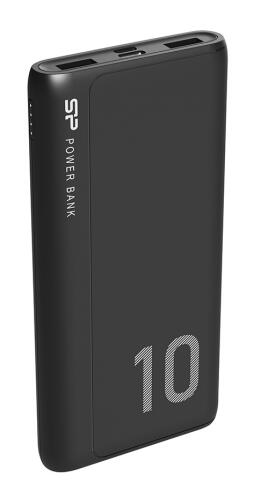 SILICON POWER power bank GP15 10000mAh 2x USB output 2.1A μαύρο