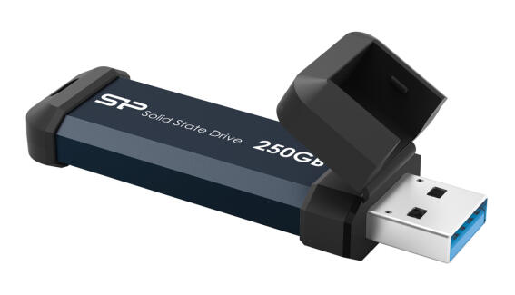 Silicon Power Εξωτερικός SSD MS60 250GB USB 3.2 600-500MBps Μπλε