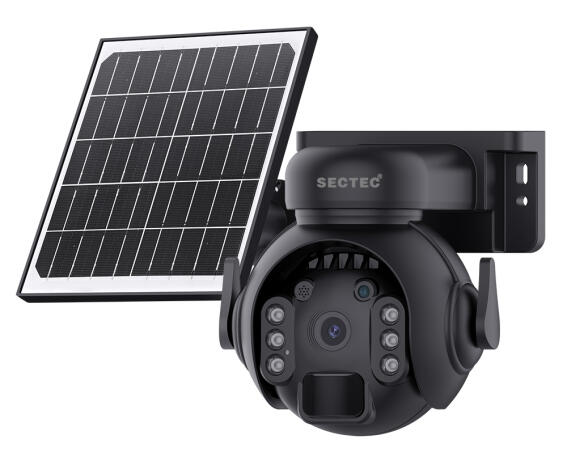 SECTEC smart ηλιακή κάμερα ST-515C-3M-5W-BK 3MP WiFi SD PTZ IP65