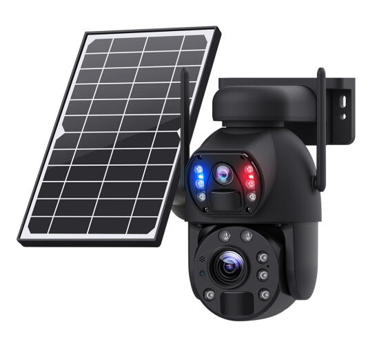 SECTEC smart ηλιακή κάμερα ST-5986M 3MP dual lens 20x zoom WiFi SD PTZ