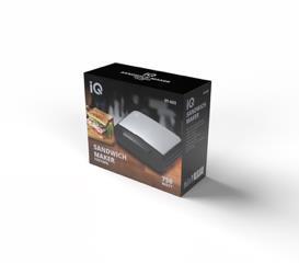 IQ Τοστιέρα για 2 Τοστ 750W Inox