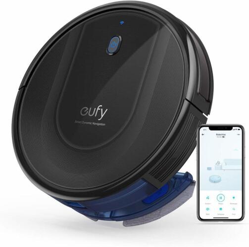 Eufy Σκούπα Ρομπότ Smart με Wi-Fi και Λειτουργία Σφουγγαρίσματος Robovac G10 με Ισχύ Αναρρόφησης 2000Pa