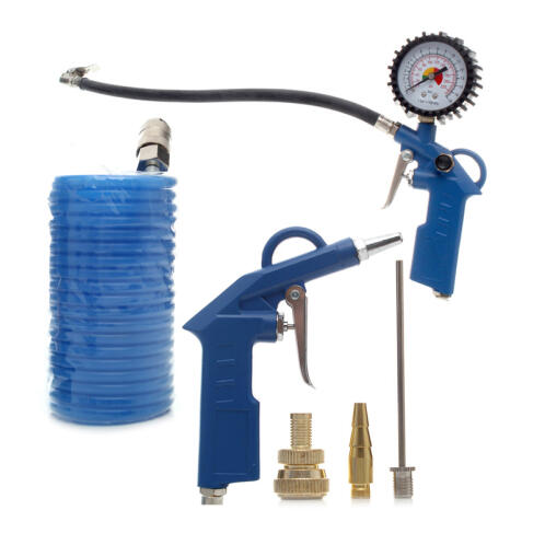 Tagred Σετ Πιστόλι Αέρος με Αερόμετρο και Σπιράλ Σωλήνα 6 τμχ TA104