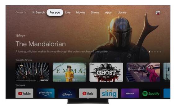 TCL Τηλεόραση 55'' 4K QLED TV 55C835