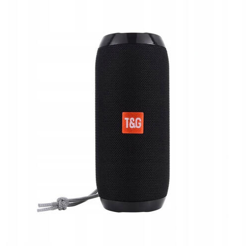 Φορητό Ασύρματο Επαναφορτιζόμενο Ηχείο Bluetooth με FM/USB/TF/AUX Χρώματος Μαύρο T&G TG117