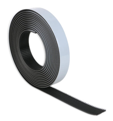 POWERTECH αυτοκόλλητη ταινία τύπου dual lock χριτς χρατς TIES-078 25mm 2.5m μαύρη