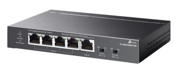 TP-LINK desktop switch TL-SG1005P-PD 5x Gigabit θύρες PoE+ UN/1.0