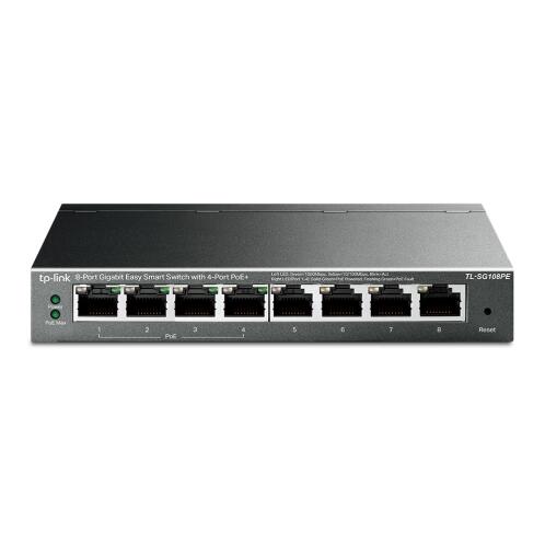 TP-LINK SWITCH TL-SG108PE  POE 8-PORTS DESKTOP