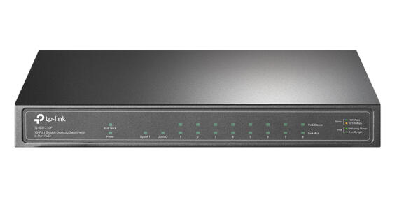 TP-LINK desktop switch TL-SG1210P 10-Port Gigabit 8x PoE+ Ver. 3.0