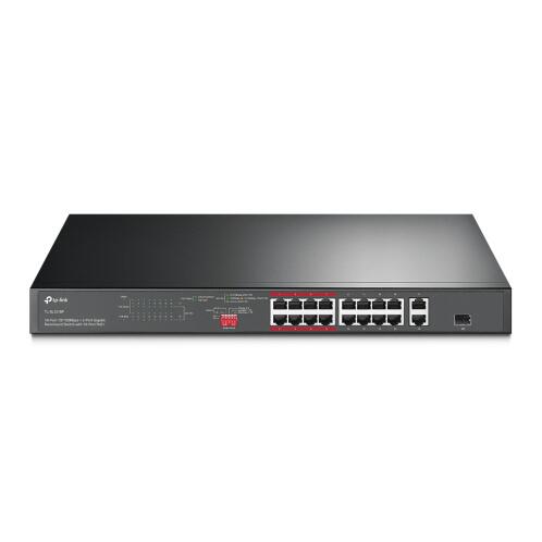 TP-LINK SWITCH TL-SL1218P 16x10/100, 2xGBit  PoE+