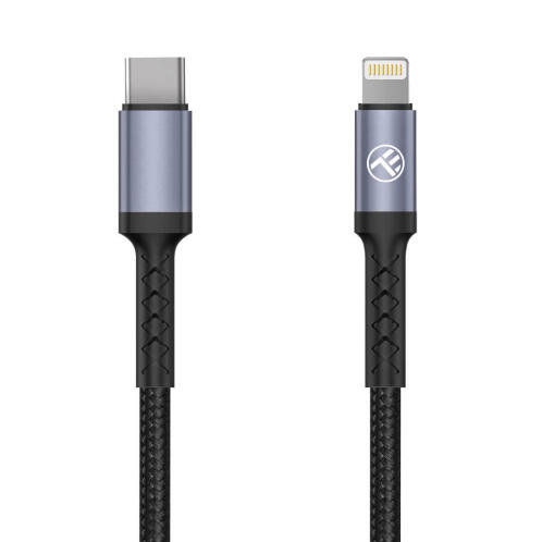 Tellur Καλώδιο φόρτισης και δεδομένων 30W Data Cable USB Type-C σε Lightning - 2 μέτρα σε μαύρο χρώμα