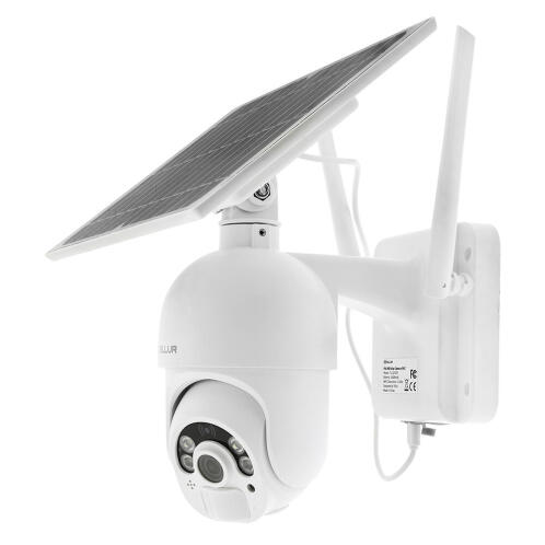 Tellur WiFi Solar Outdoor Camera Έξυπνη IP Κάμερα εξωτερικού χώρου WiFi σε λευκό χρώμα, Solar, P&amp;T, FullHD, 1080p, PIR