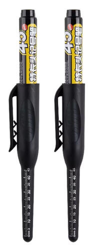 Ανεξίτηλος μαρκαδόρος σημαδέματος TOOL-0098 με μακριά μύτη 45mm μαύρος 2τμχ