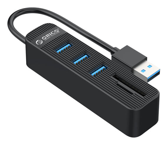 ORICO USB Hub TWU3-3AST 1x SD 1x TF 3x USB ports μαύρο