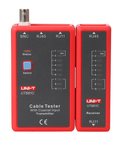 UNI-T tester καλωδίων δικτύου UT681C RJ45/RJ11/BNC