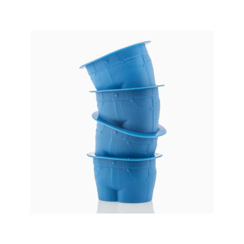 Σετ Φορμάκια Σιλικόνης για Muffins 4 τμχ Tasty American InnovaGoods V0100212