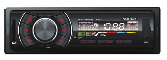 VOICE KRAFT car audio VK6215-BL MP3-FM AUX/SD/USB χειριστήριο κόκκινο