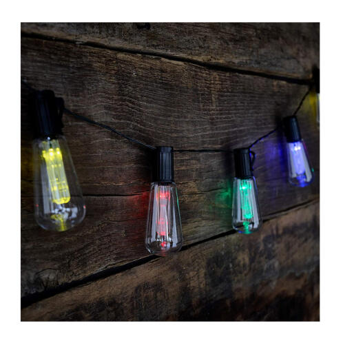 GloBrite  Ηλιακοί Πολύχρωμοι Λαμπτήρες LED 10 τμχ Vintage Edison VL1967